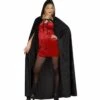 Zwarte Cape Of Mantel Voor Halloween