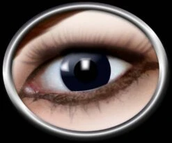 Zwarte Contaclenzen Voor Halloween.