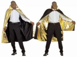 Zwarte Met Goud Halloween-capes -HalloweenkledingVerkoop zwarte met goud halloween capes 2