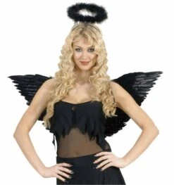 Zwarte Vleugels Voor Zwarte Engelen Voor Halloween -HalloweenkledingVerkoop zwarte vleugels voor zwarte engelen voor halloween 3